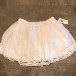 Ralph Lauren girls eyelet lace mini skirt